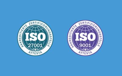 Wir sind ISO 27001:2022 zertifiziert                                         