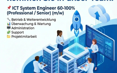 Wir suchen Sie als ICT System Engineer 60-100%!                       